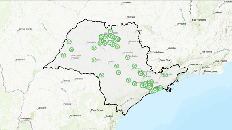 CETESB lança ferramenta digital para consulta de pontos de coleta de resíduos no Estado de São Paulo